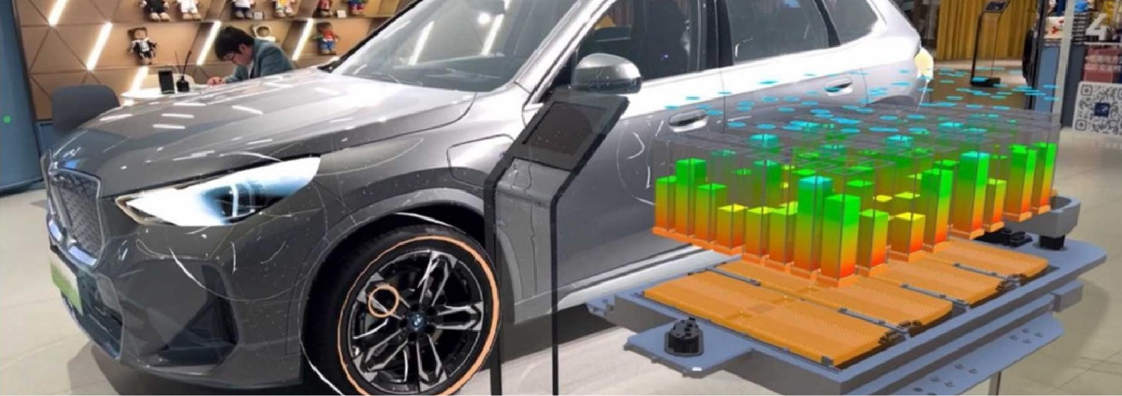 BMW IX1新车虚拟动态交互