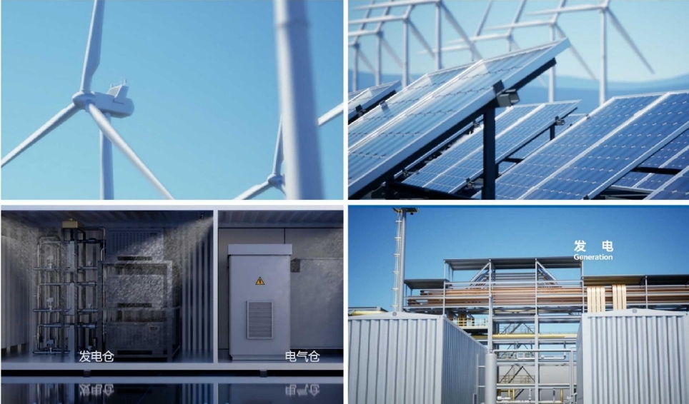 上海安亭氢能港 数字孪生工厂